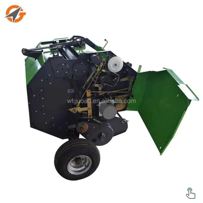 Straw Silage Hay Baler Equipment Cheap Grass Packing Baler Machine Compact Round Hay Balers Price