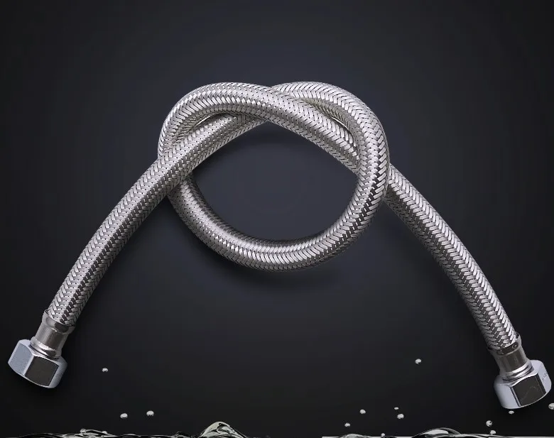 
stainless steel knitted hose with EPDM plumbing braided flexible hose for wc 