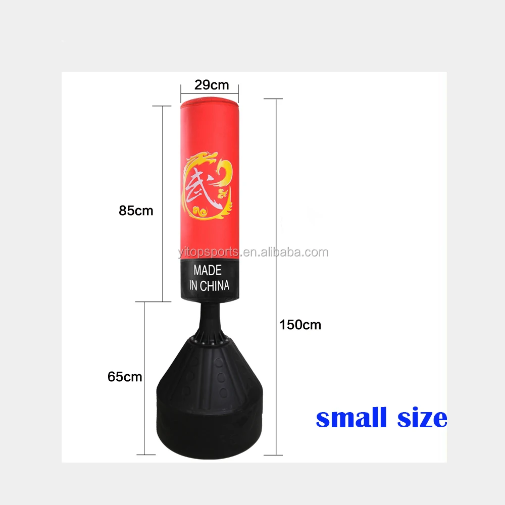 Martial arts Black Durable Custom Free Standing Punching sandbag