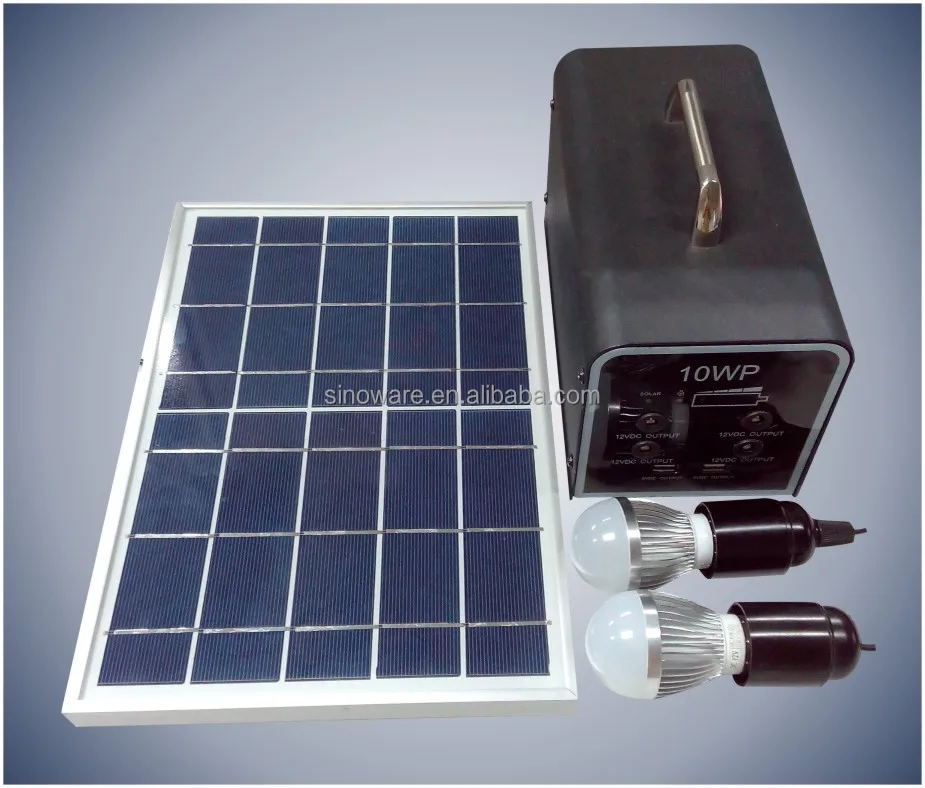 Home portable solar power system with solar panels for small homes solar plants