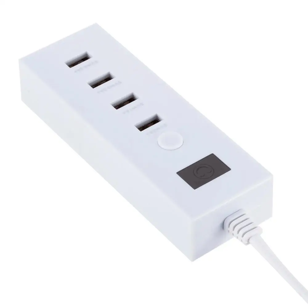 4 Port USB Hub 5V Quick Charger Wall Charging Station