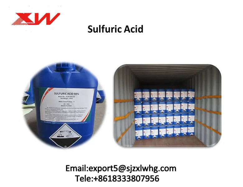 
high quality 98% Sulfuric acid for electrolytic solution, CAS:7664-93-9 