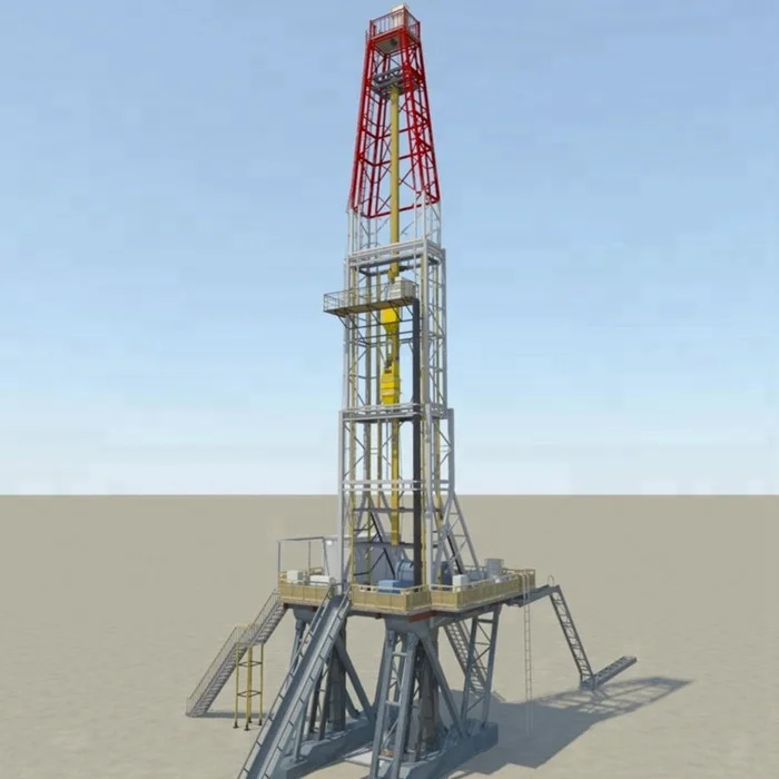 
API certification ZJ70/4500LDB skid-mounted electric oil rotary drilling rig 