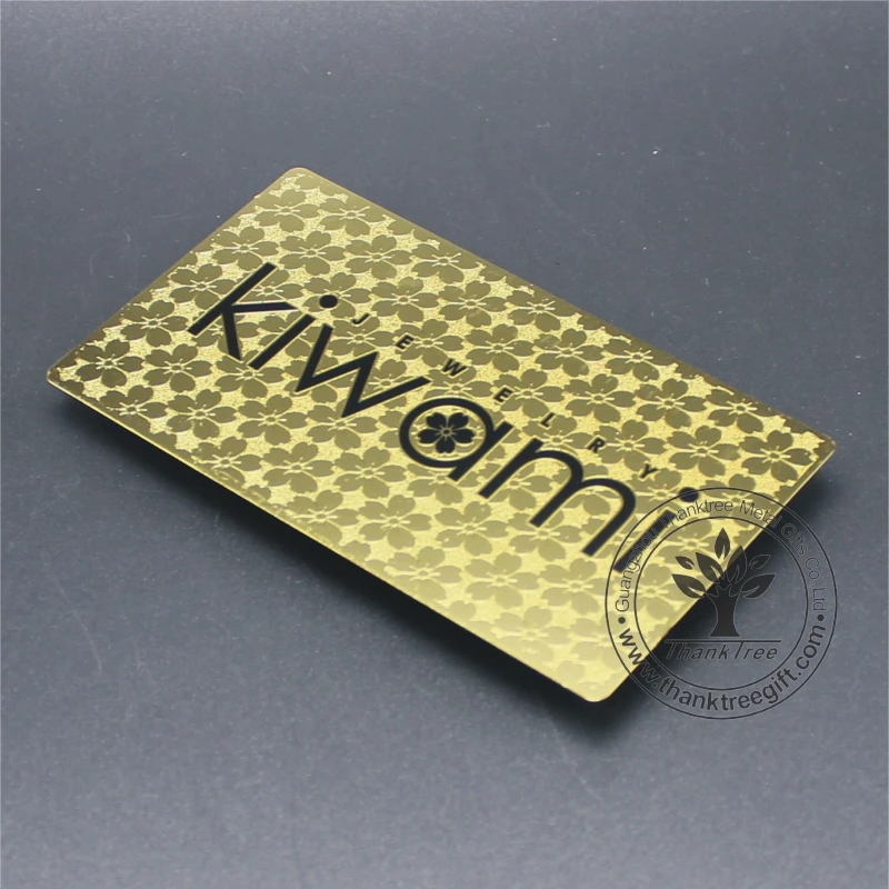 
direct factory wholesale metal logo engraved invitation card for wedding 