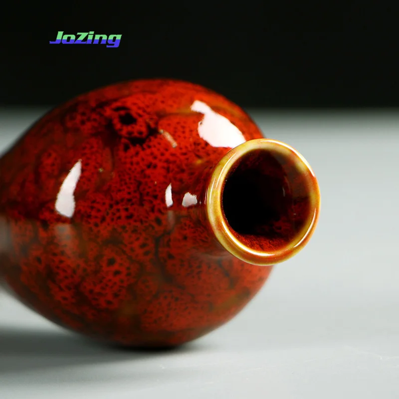 Chinese Style Classical Home Decor Fambe Ceramic Flower Vase