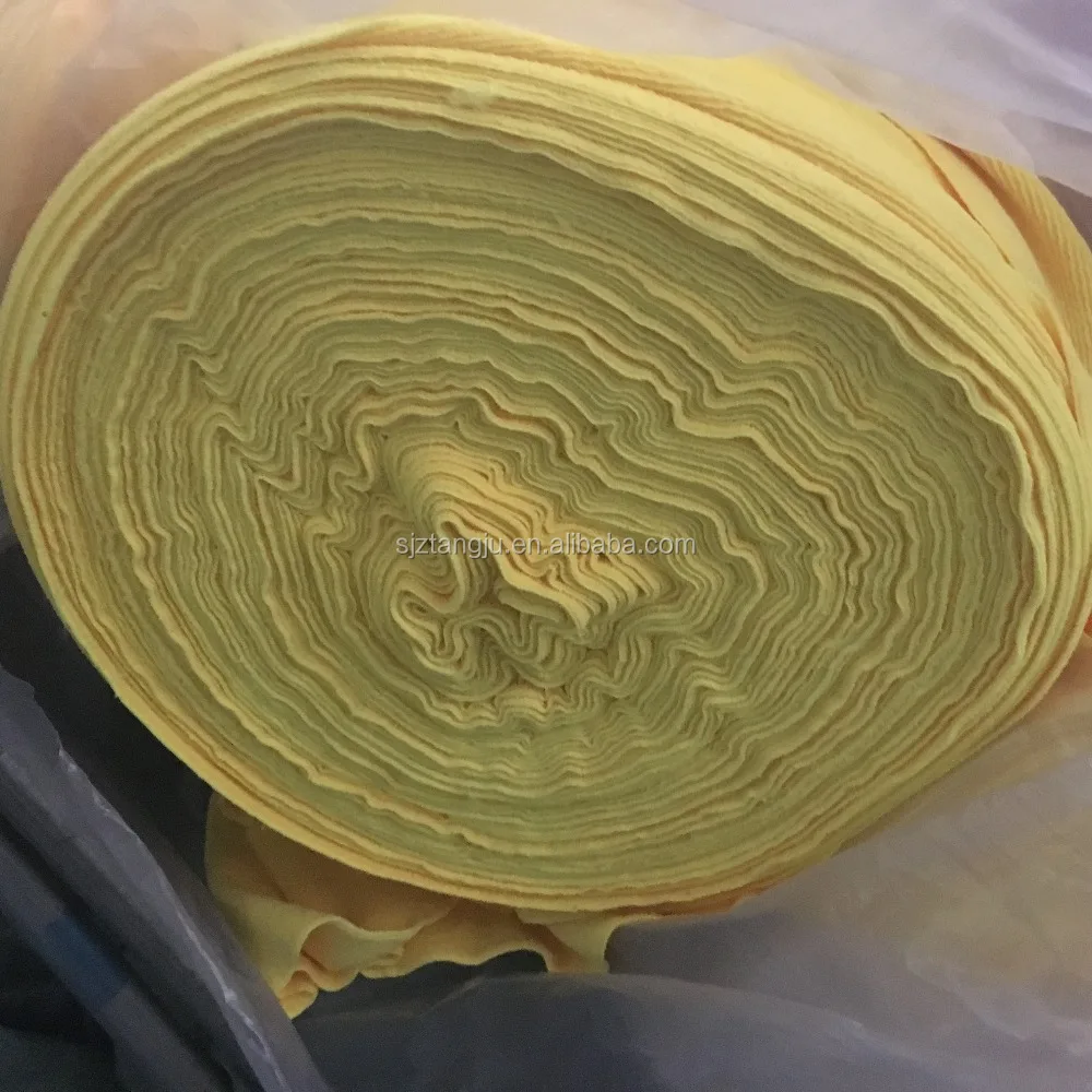 Blue Red Yellow Green Microfiber Cloth Terry Towel Fabric in Rolls