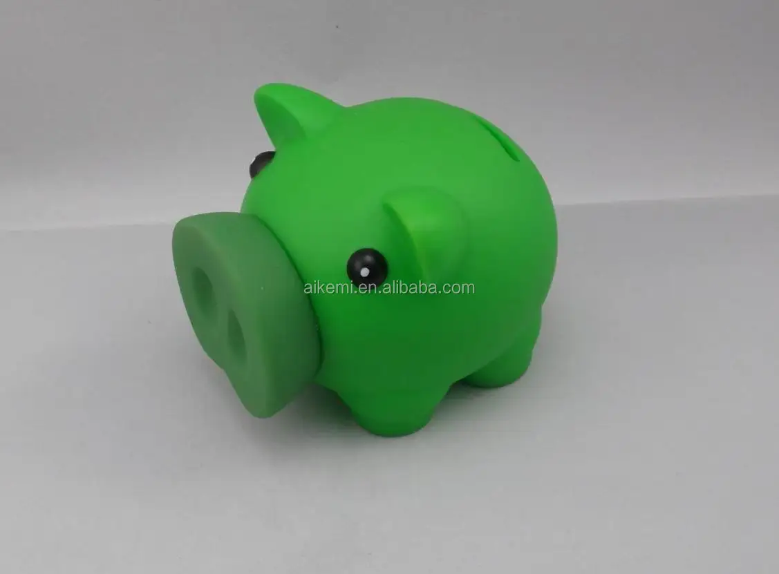 high quality promotional souvenir gifts colorful piggy banks,kids cheap plastic piggy banks,kids plastic wholesale piggy banks