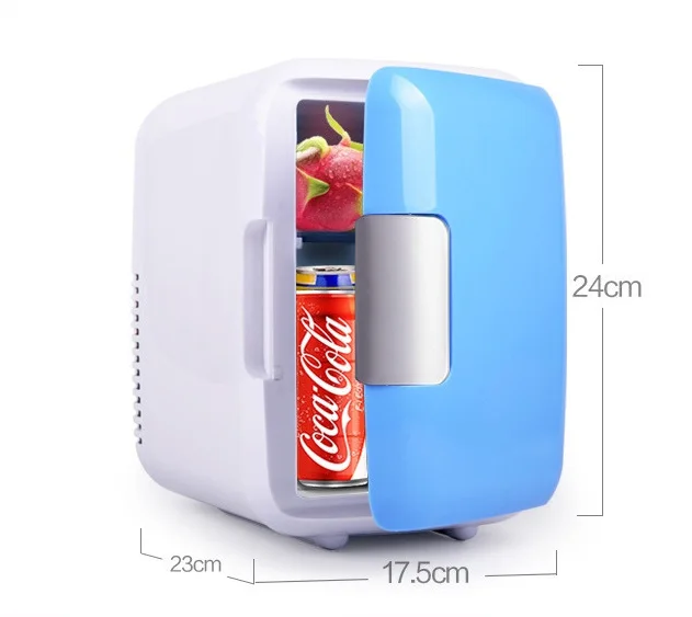 Мини Портативный горячей и холодной двойного назначения 12v автомобильный холодильник