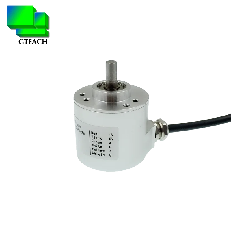 2048 pulses encoder 11 bits incremental rotary encoder square wave voltage output