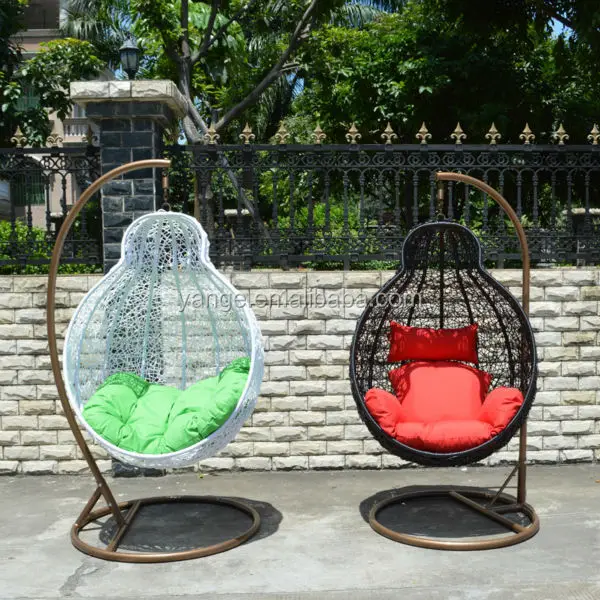 rattan indoor outdoor hanging chair canopy patio swing