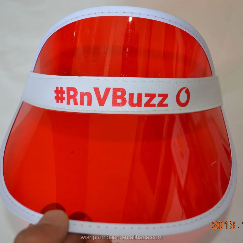 plastic sun visor pvc sun visor for promotion