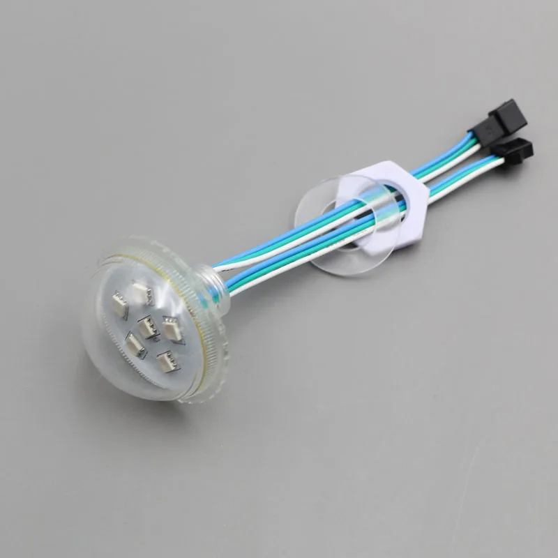 
6leds 45mm DC12V ucs2903 led amusement light bulbs with led rgb funfair lights 