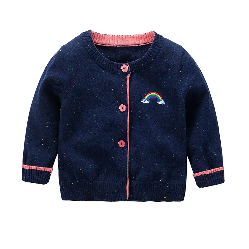 2018 fashion girls knitting kids baby wool sweater wholesale