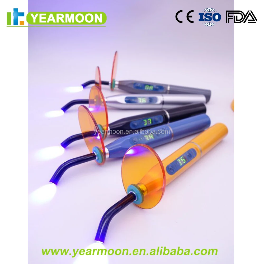 Более дешевый Стоматологический СВЕТОДИОДНЫЙ светильник для отверждения беспроводной отбеливания зубов