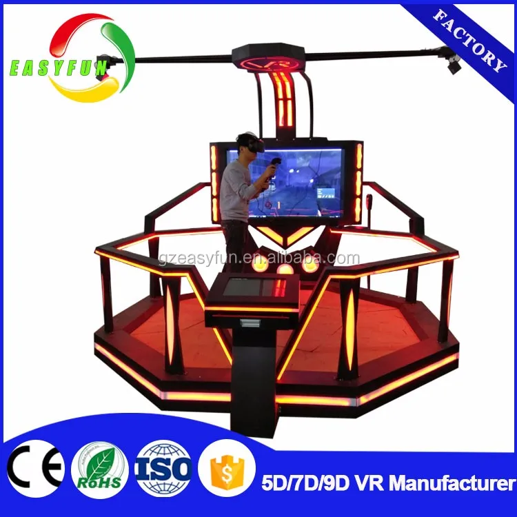 Newest Most Profitable Virtual Reality Treadmill 9D VR Space