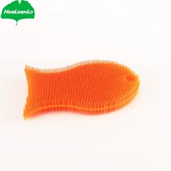 Silicone Scrub Sponge,Silicone Pot Cleaner, Silicone Utensils Dish Wash Scrubber or Baby Body Sponge