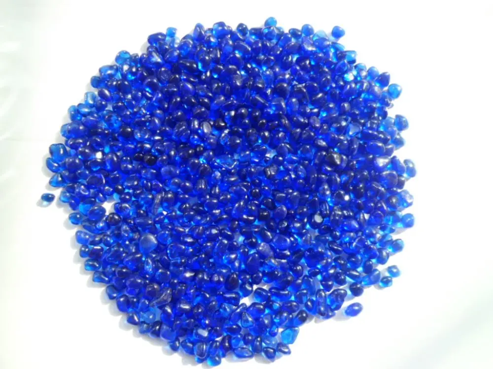 used for swimming pool glass pebbles glass beads for aquarium