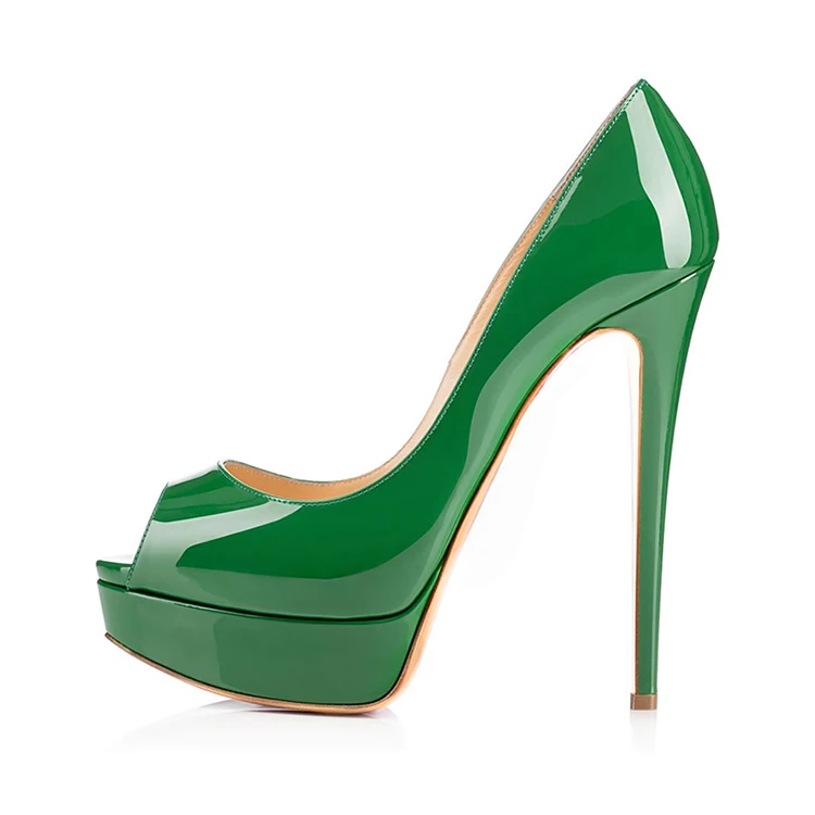 Latest desgin women 7 inches dress shoes open toe sexy platform heels