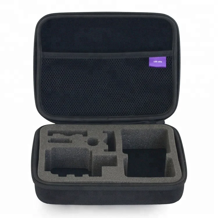 custom made eva hard storage tool case portable digital go pro camera case