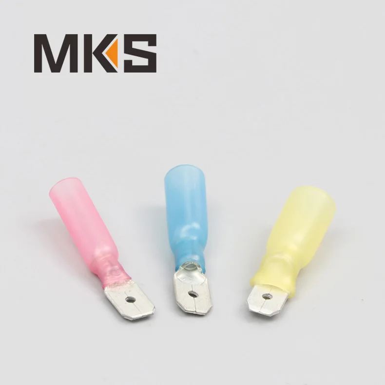 2mm Spade Connector Terminal Automobile Terminal Crimp Terminal Automotive Plated BRASS as Request 19A/37A/48A Free Sample MKS