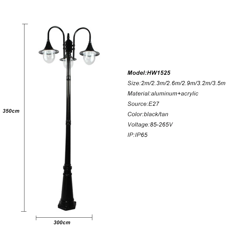 2019 New product outdoor IP65 waterproof solar powered 4W led garden light
