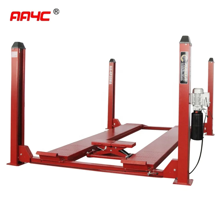 AA4C automatic  unlock  4 post car lift vehicle lift four post lfit