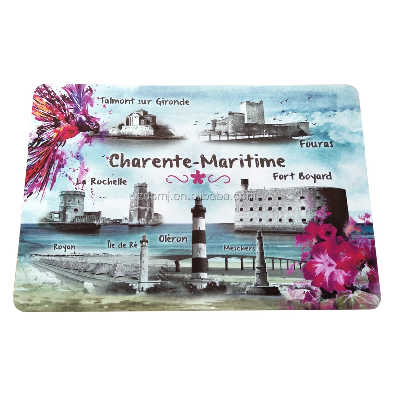 OEM custom Plastic PP Souvenir Gift Tablemat Color Printed Table Placemat