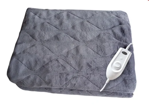 ETL/BSCI/SEDEX Approval  Washable Electric Over Blanket/Heated Throw with timer