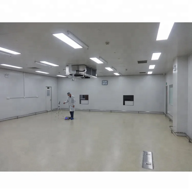 Professional clean room cleanroom project with purification pipework installation company