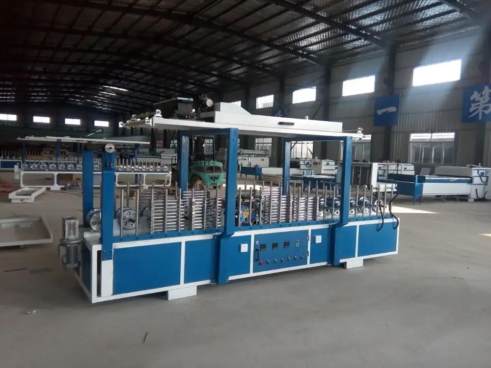 
MS-600A PVC film cold glue wrapping machine for profile 