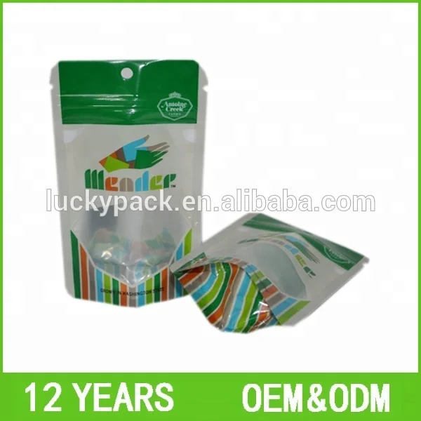 Глянцевые готовые стоячие пластиковые ламинированные пакеты с застежкой-молнией из майлара для еды