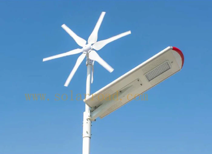 
SOLARROAD High brightness 30W 40W Lithium Battery Solar street Led Light 