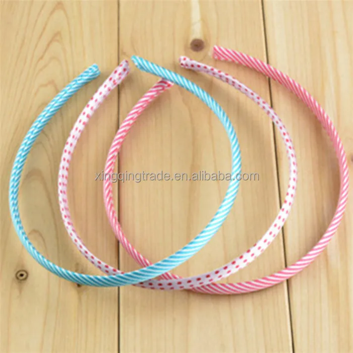 Multicolor Stripe Headband with Teeth Practical Cloth Hair Band for Women Girls Hair Accessories