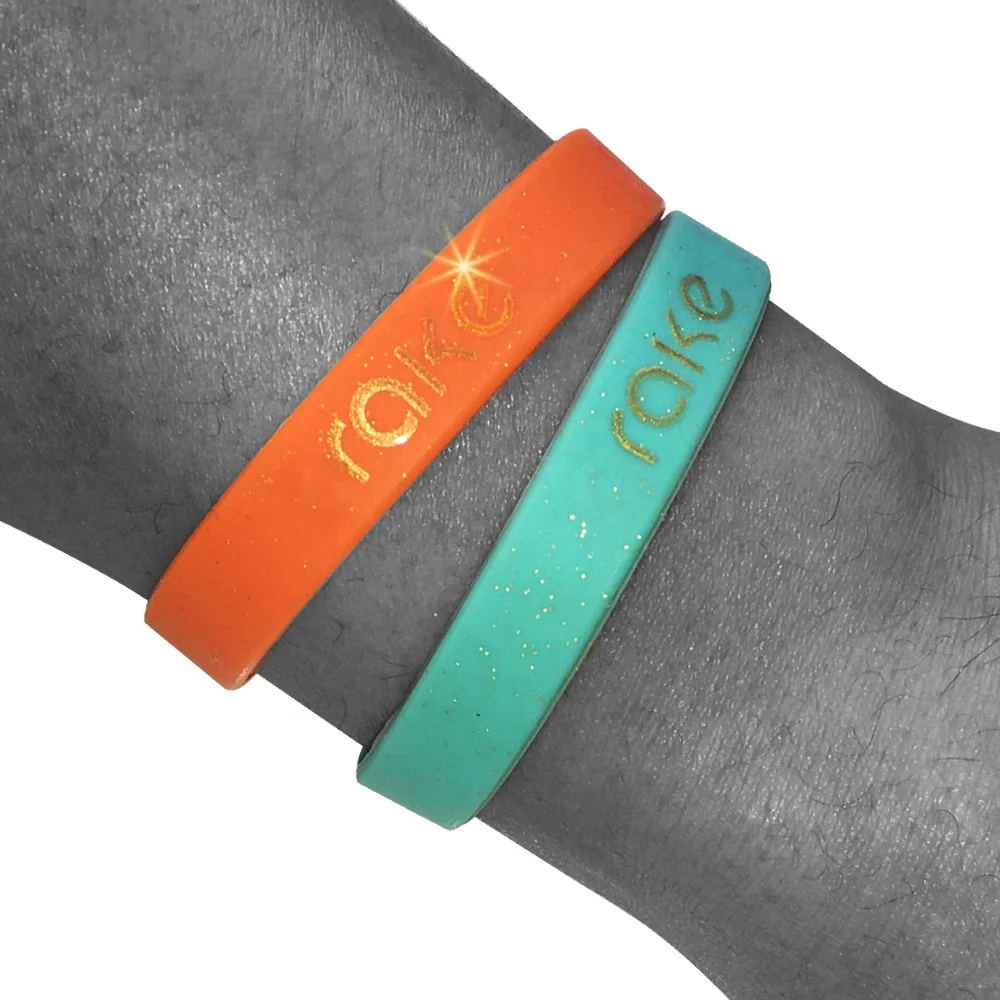 Free sample wrist band silicone wristband with serial number