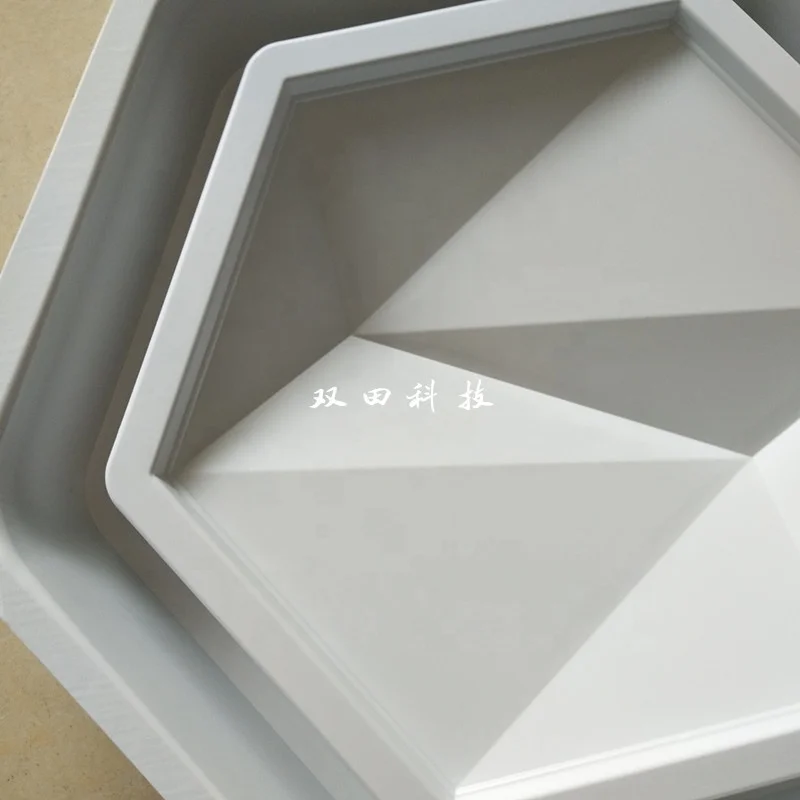 
Factory-supplied plastic 3D hexagon decorative art wall panels thick sheet vacuum forming service 