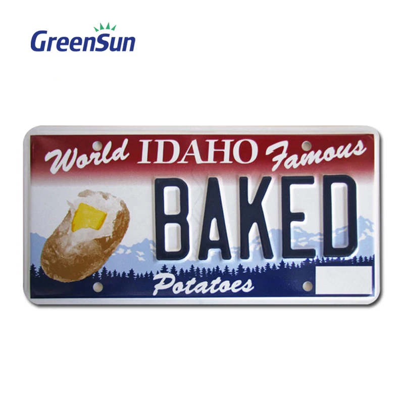 2023 Cheaper OEM Black Blank Reflective Car License Number Plate