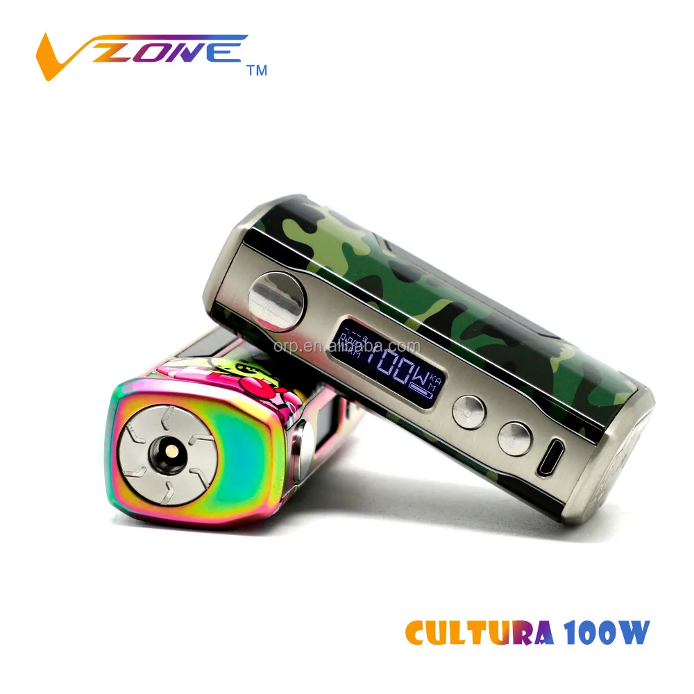 E cigarette china Vzone authentic vape mods Vzone Cultura 100w box mods electronic cigarette dubai prices