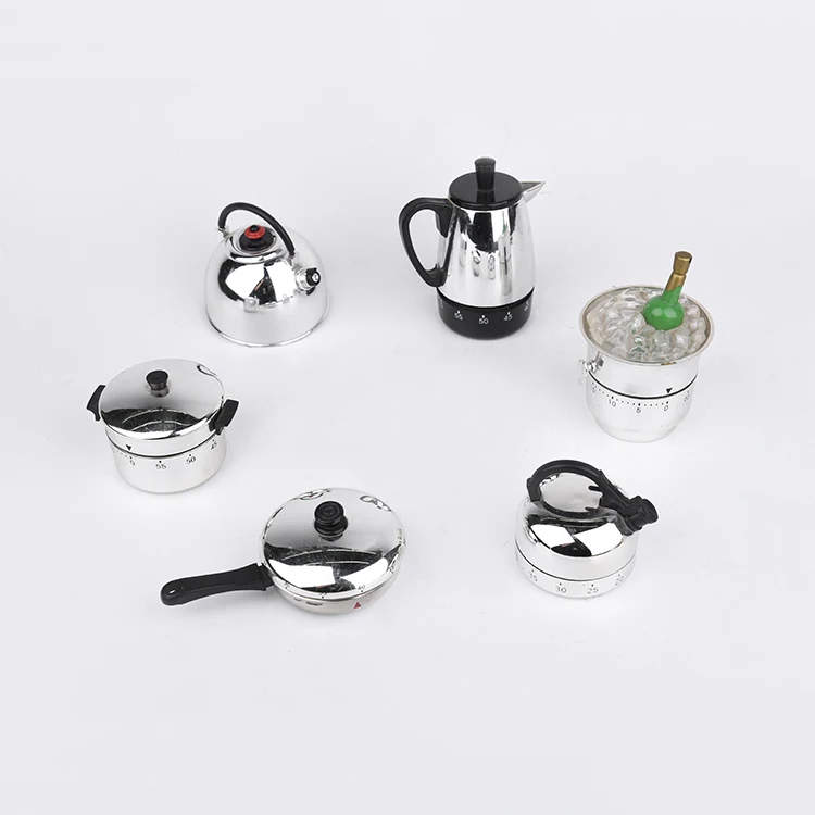 Оптовая продажа простой свежий стиль нержавеющая сталь кухня 60 минут таймер