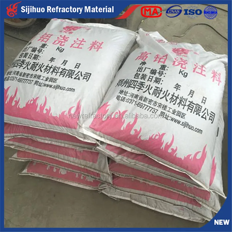 Refractory castable fireplace bushings cement with low price