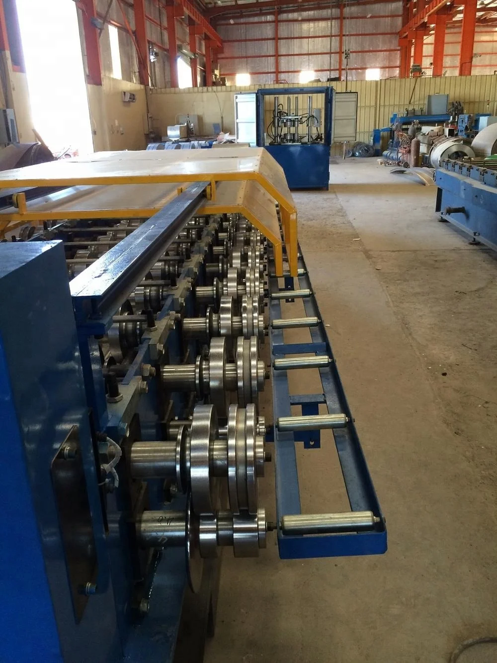 PLC control standing seam roofing panel equipment standing seam line