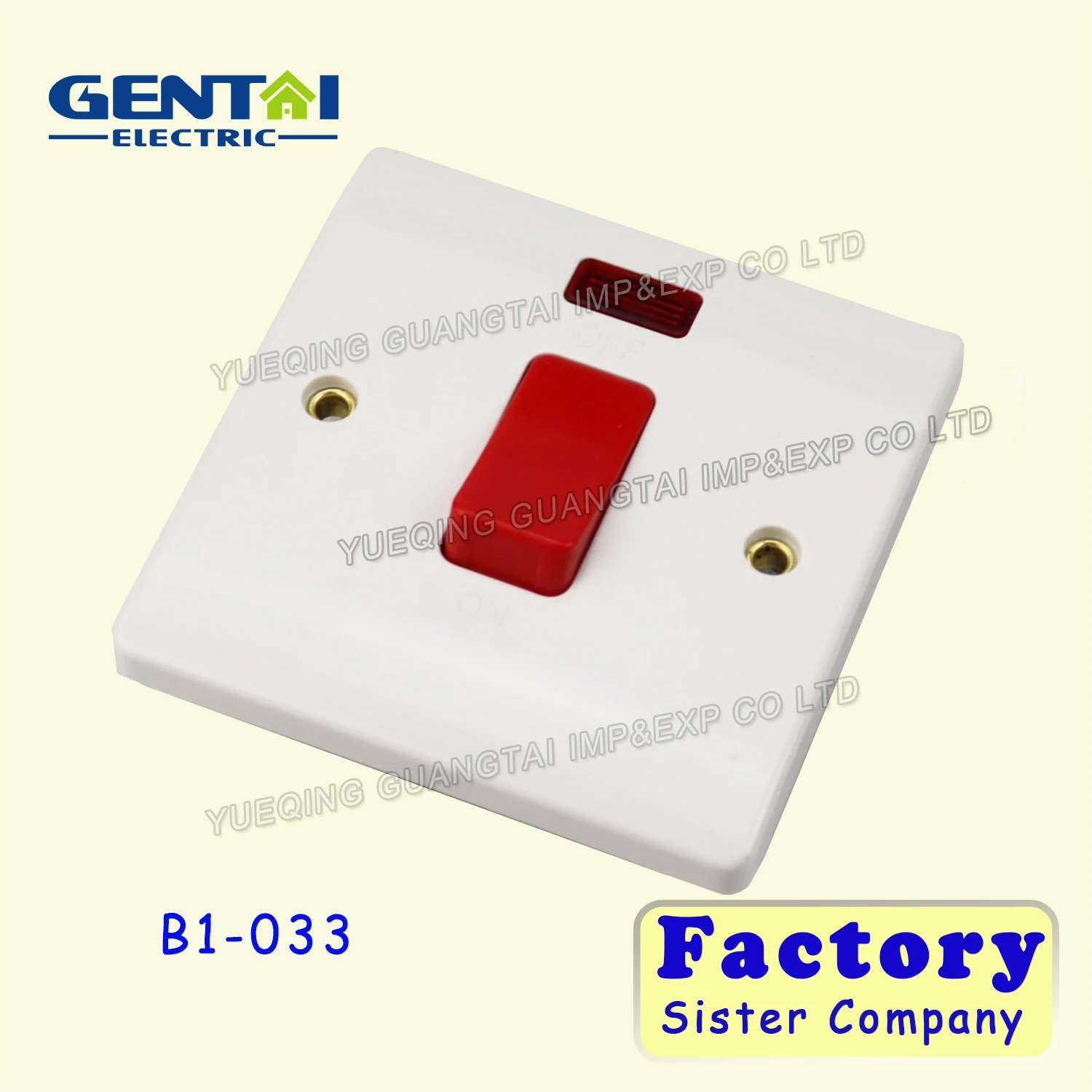 High Quality  86 Type British socket British standard single broken kitchen switch 45A high power wall socket