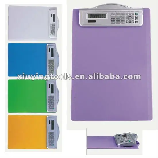Калькулятор доски для письма с зажимом для бумаги