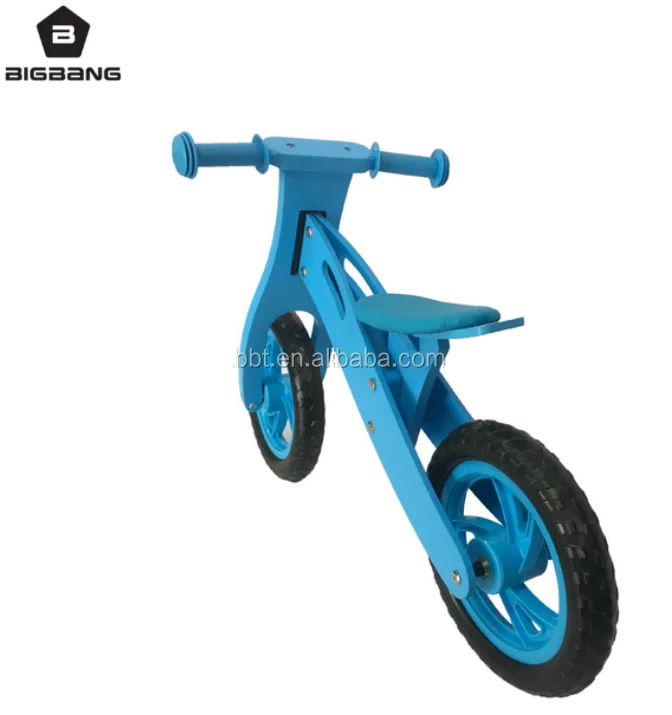 
BIGBANG wood frame push bike WOODEN BALANCE BIKE for toddlers 