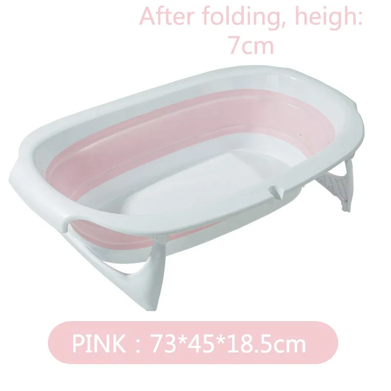 Foldable bathwater barrier baby bathtub for baby