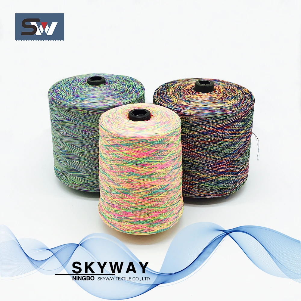 
100% polyester faliment space dyed yarn for seamless underwear knitting 