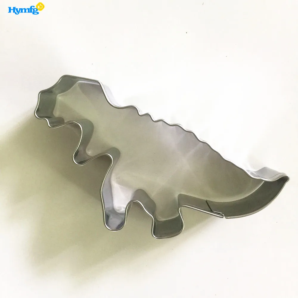 Нержавеющая сталь, металл, изготовленный на заказ, динозавр, печенье, резак