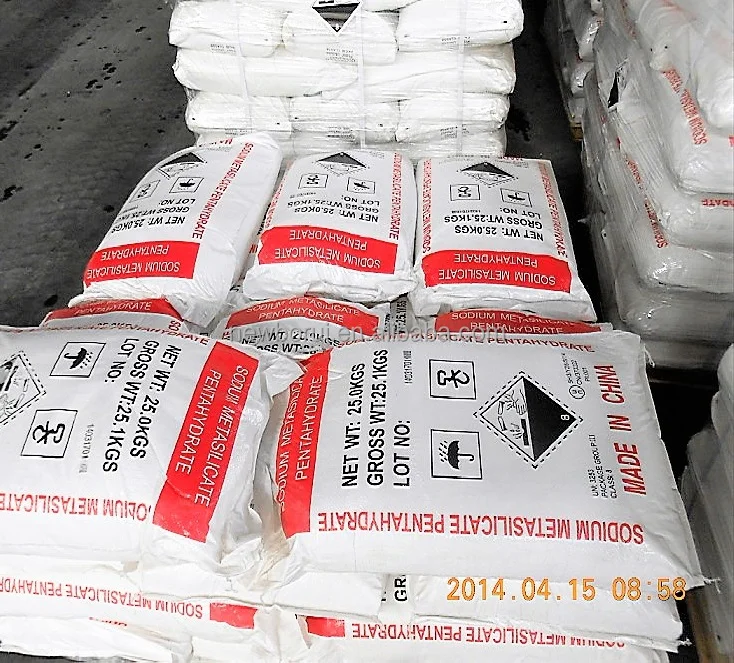 
Sodium Metasilicate Pentahydrate ,CAS # 6834-92-0 