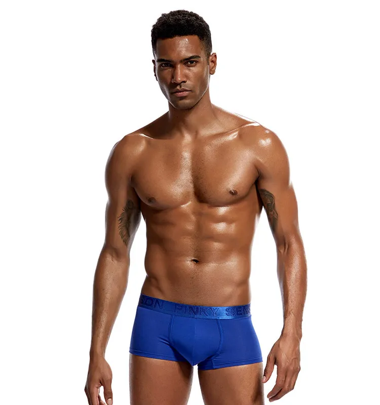 
wholesale designer very comfortable pure color mens underwear with pouch 