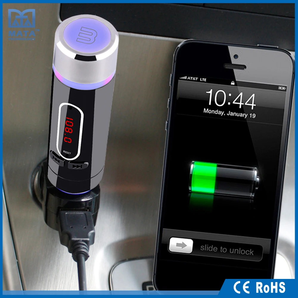 Громкой Автомобильный Комплект Bluetooth Mp3 Плеер Fm Передатчик