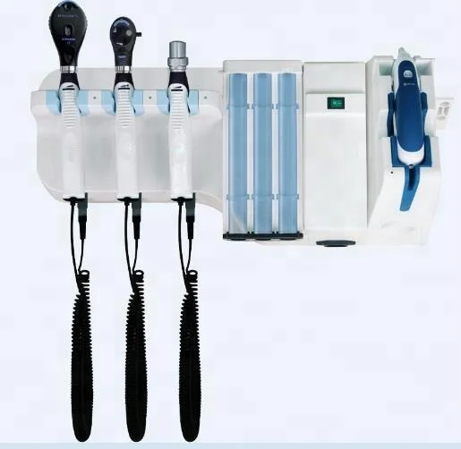 Medical Wall Mounted system with ophthalmoscope and otoscope